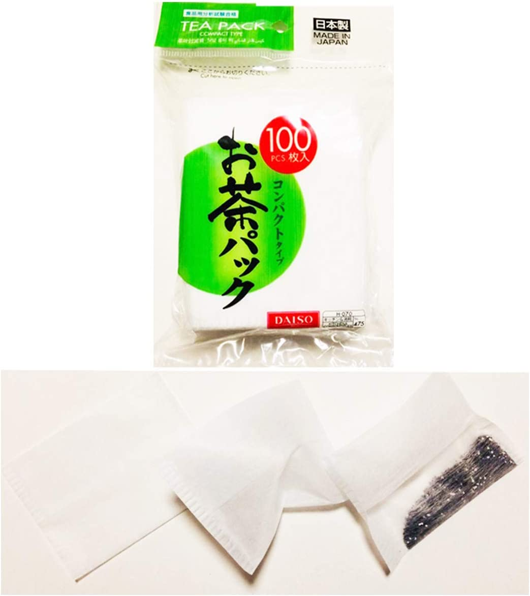 Daiso Japan Disposable Filter Bags for Loose Tea Leaves Pack of 3 X 100 image number 2