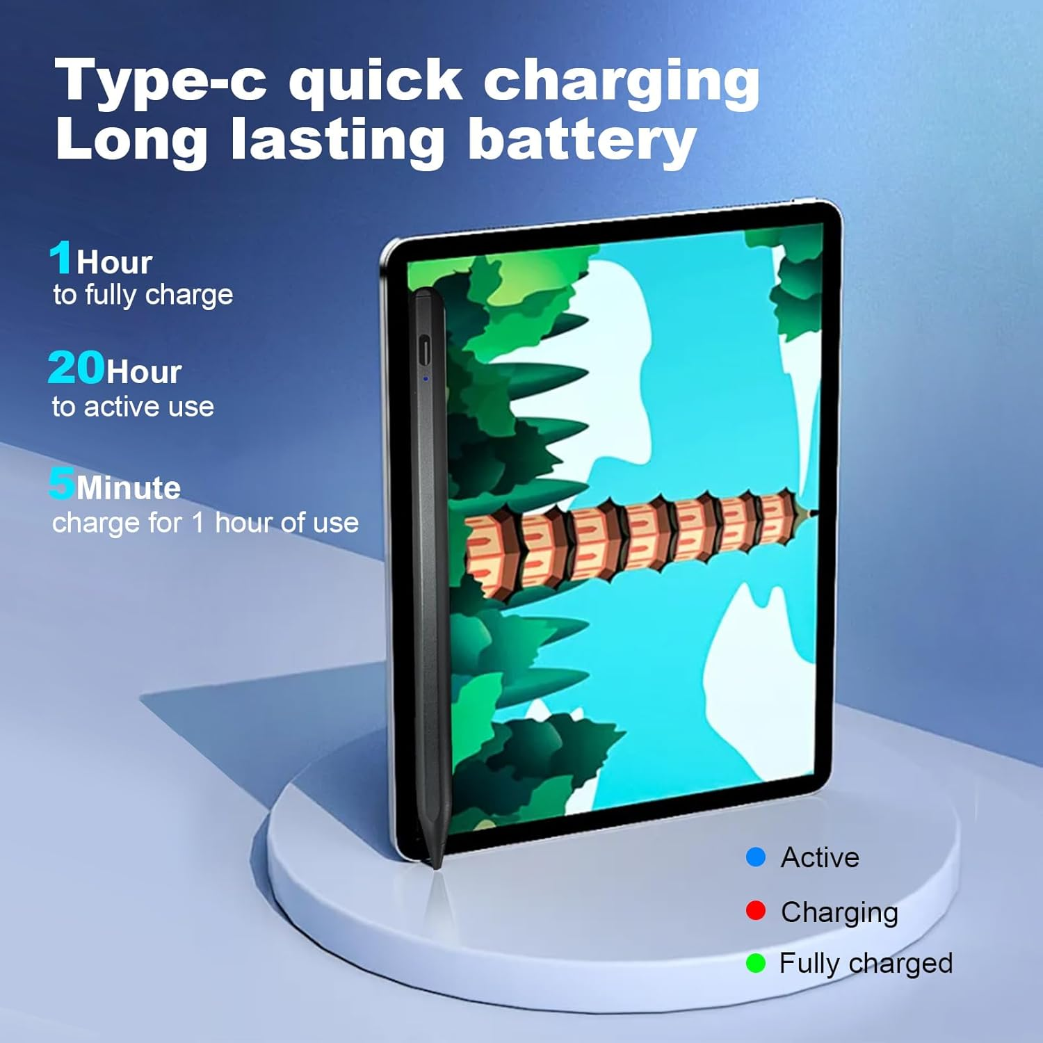 EFAITHFIX Stylus Pen for Ipad Universal Touch Screens Pencil Compatible with Iphone/Ipad Pro/Mini/Air/Android/Microsoft/Surface All Touch Screen, Writing Drawing (Stylus Pen for Universal Screen) image number 1