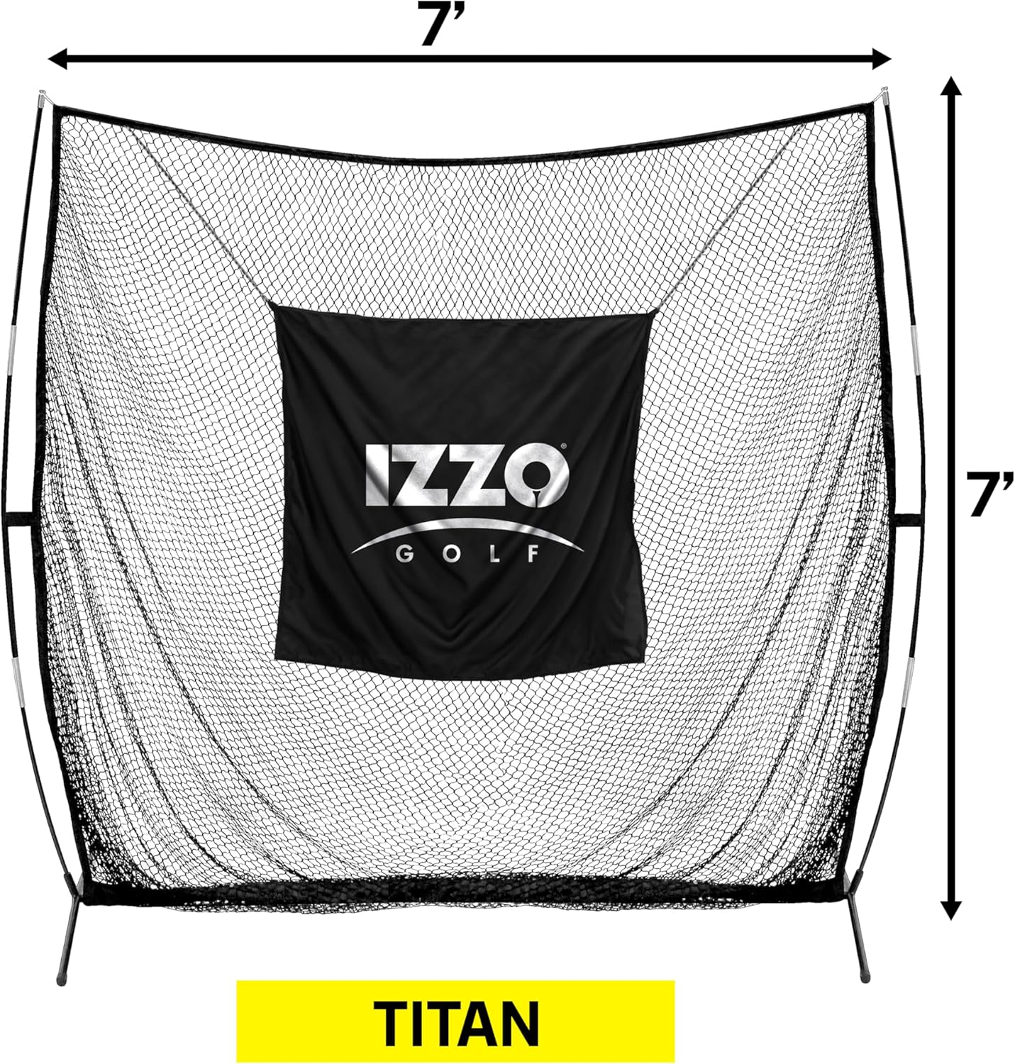 Izzo Golf Titan Golf Hitting Net - Practice Golf Hitting Net for Home or Backyard image number 4