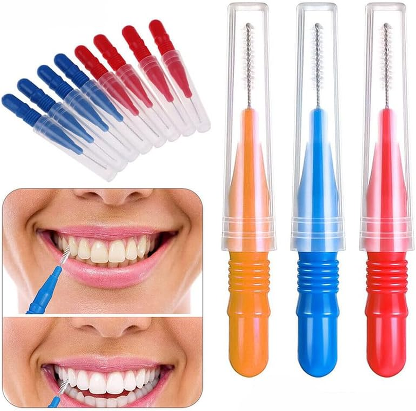 20 PCS Premium Interdental Cleaning Brushes - Floss Head Toothpicks for Optimal Dental Hygiene, Durable & Gentle image number 1
