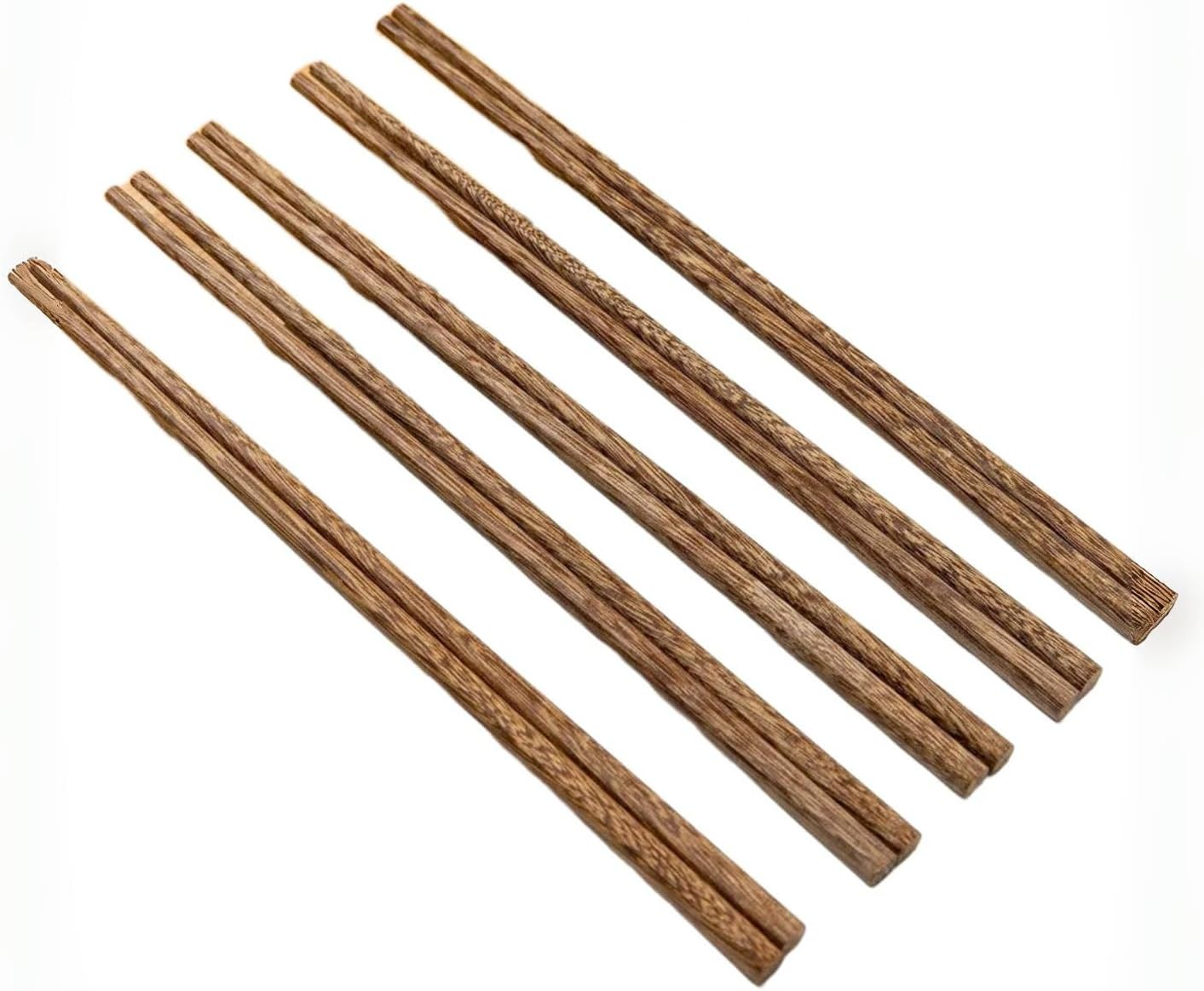 ZHANG XIAO QUAN since 1628 10 Pairs 25Cm Ironwood Chopsticks &ndash; Professional Grade Chinese Reusable Wooden Dining Sticks | Non-Slip, Dishwasher Safe & Stable Grip