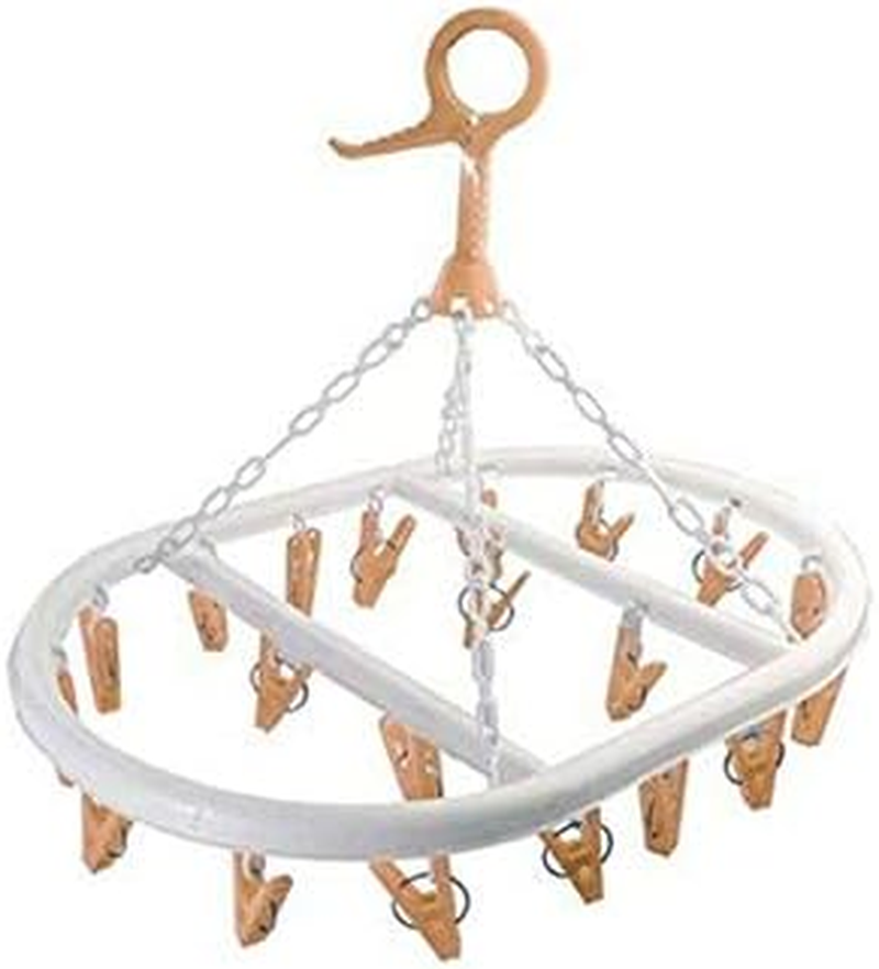 Box Sweden 20 Pegs/Hooks Hanging Clothes/Undergarment/Socks Airer/Dryer Assorted image number 3