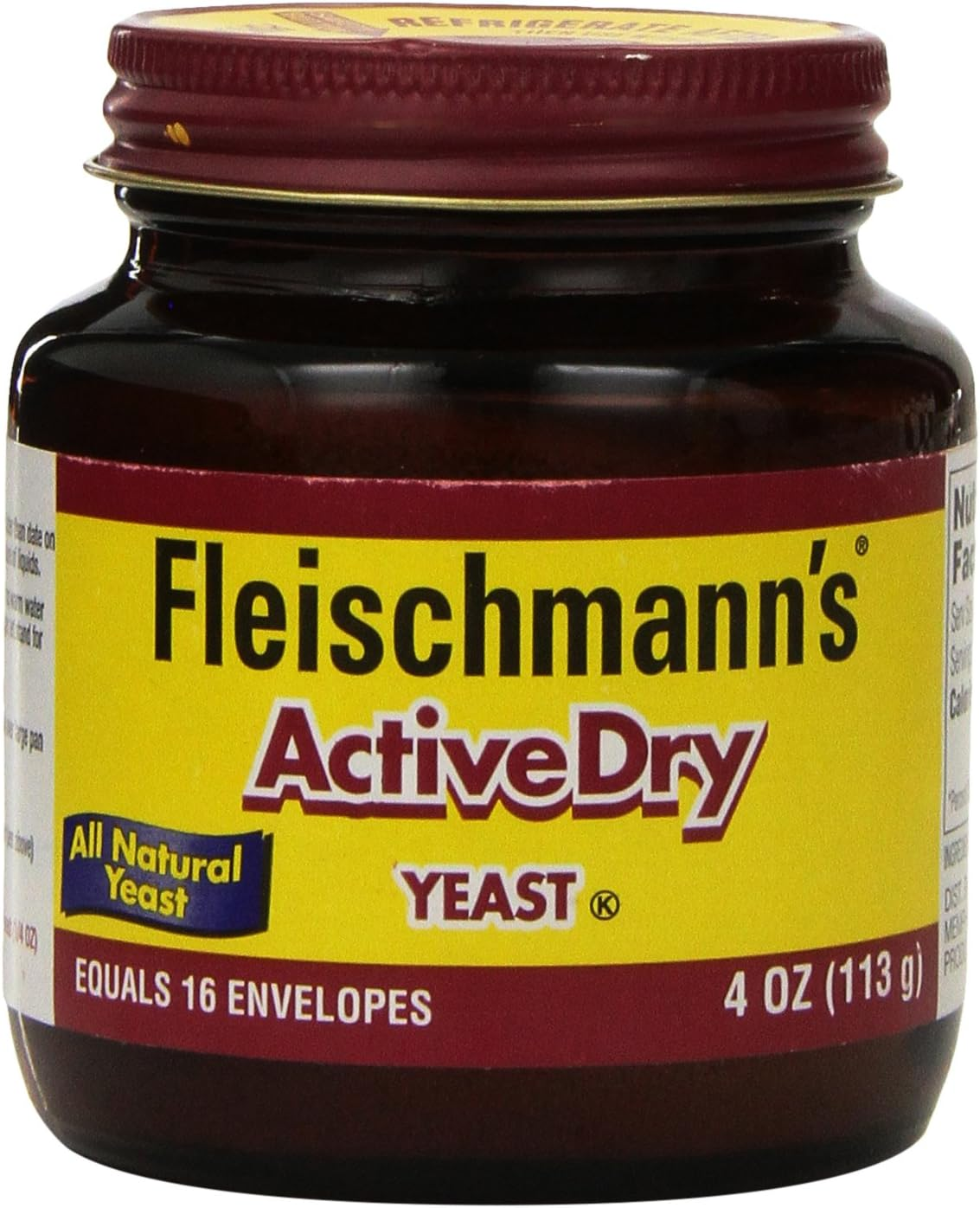 Fleischmann'S, Active Dry Yeast, 4 Oz
