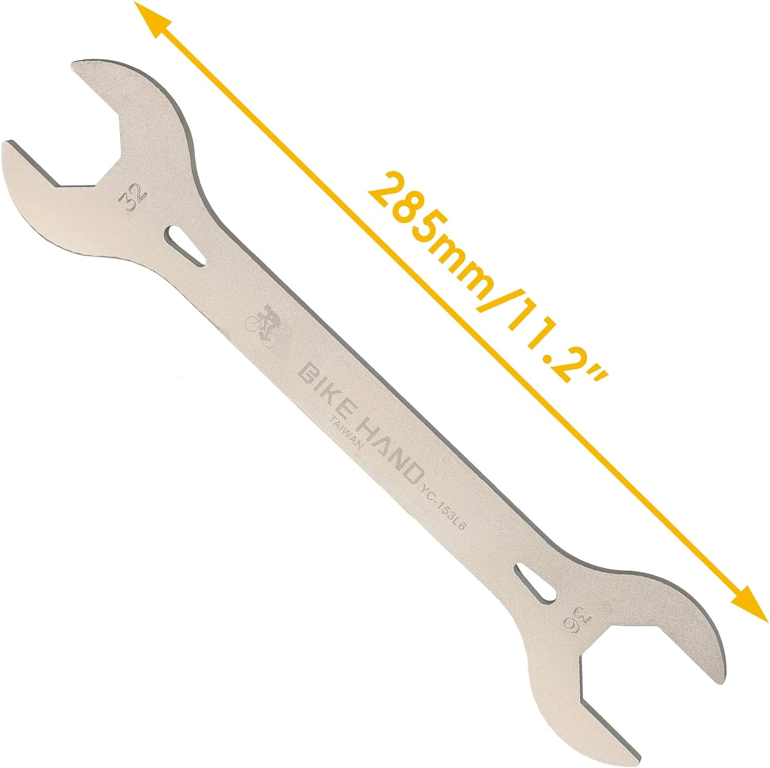 BIKEHAND 32Mm 36Mm 2 in 1 Headset Top Locknut Install Remove Removal Tool Cone Wrench Spanner for Vintage Bike Bicycle Threaded Fork