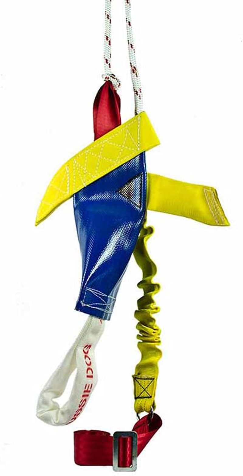 Aussie Dog Heavy Duty Bungie Turbo Chook Tough Interactive Tug Toy for Medium to Large Dogs, Multi-Color