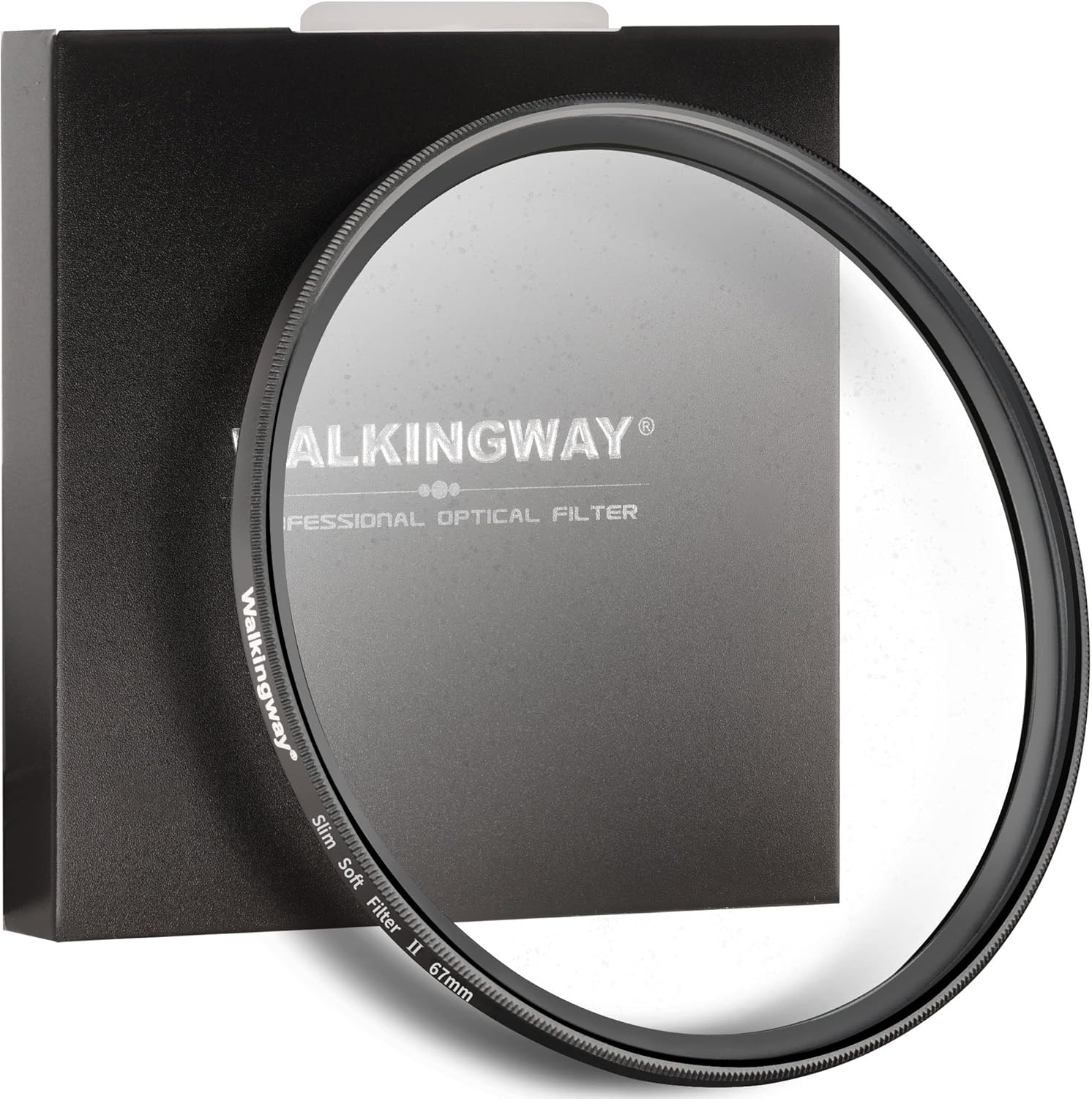 Walking Way White Mist Filter 67MM Soft Focus Filter Circular Diffusion Filter Dreamy Fog Effect Camera Lens Fliter for Video/Vlog/Portrait Photography(Medium-Soft 2, 67MM) image number 2