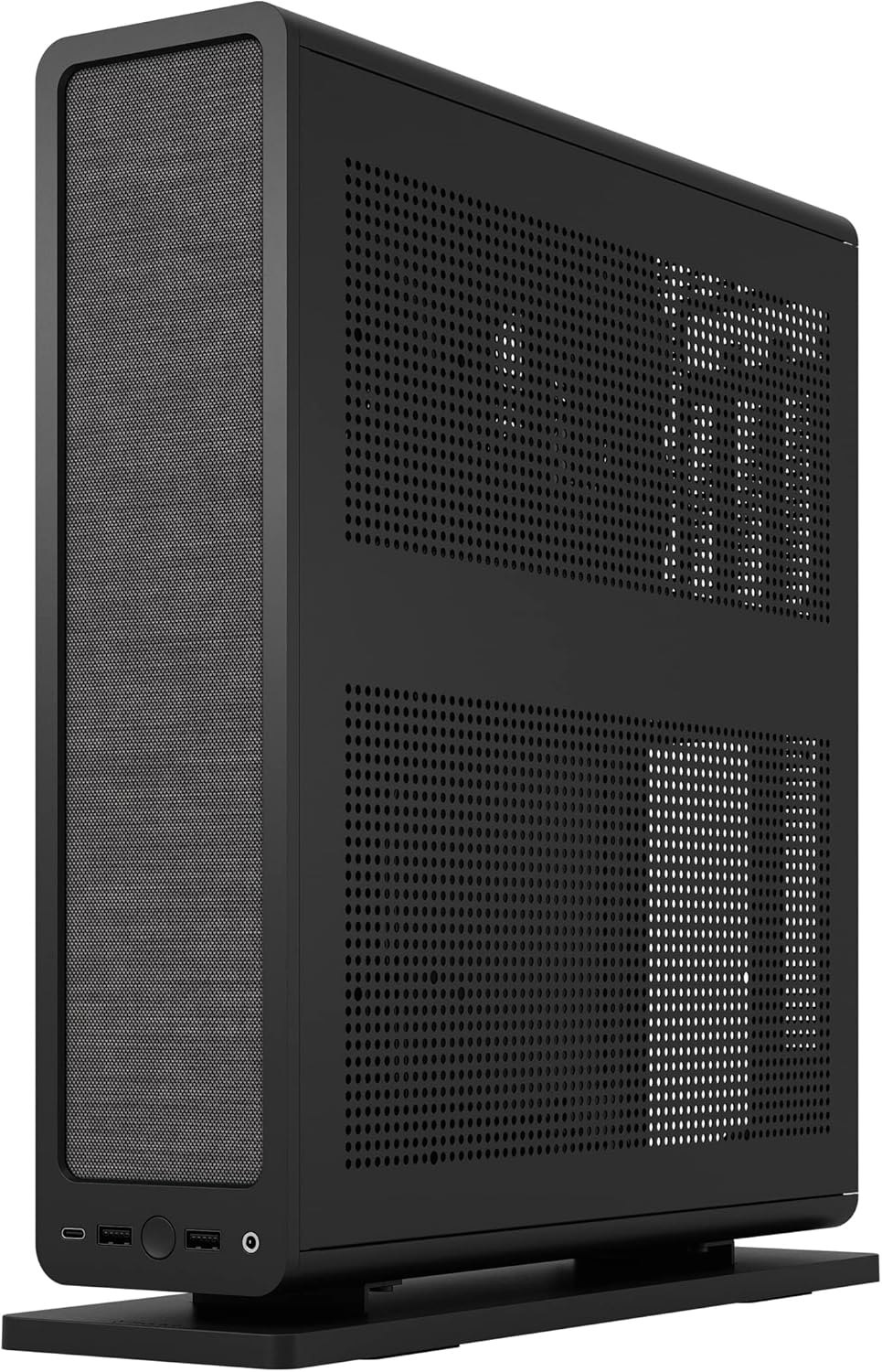 Fractal Design Ridge Black - Pcie 4.0 Riser Card Included - 2X 140Mm PWM Aspect Fans Included - Type C USB - M-Itx PC Gaming Case - White image number 2