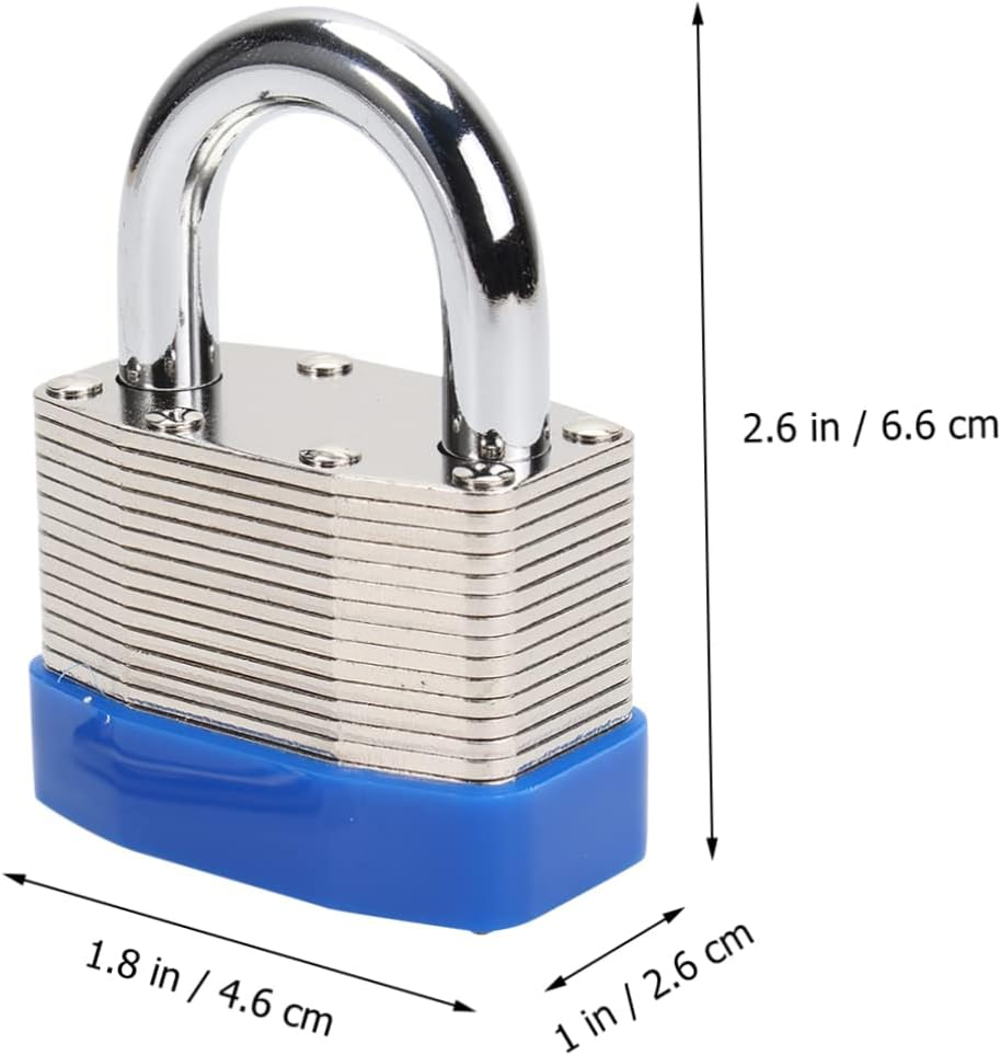 AUTSUPPL Combination Padlock Luggage Lock with 4-Digit Resettable Password, 45Mm Large Household Travel Suitcase Padlock for Theft Protection and Security image number 2