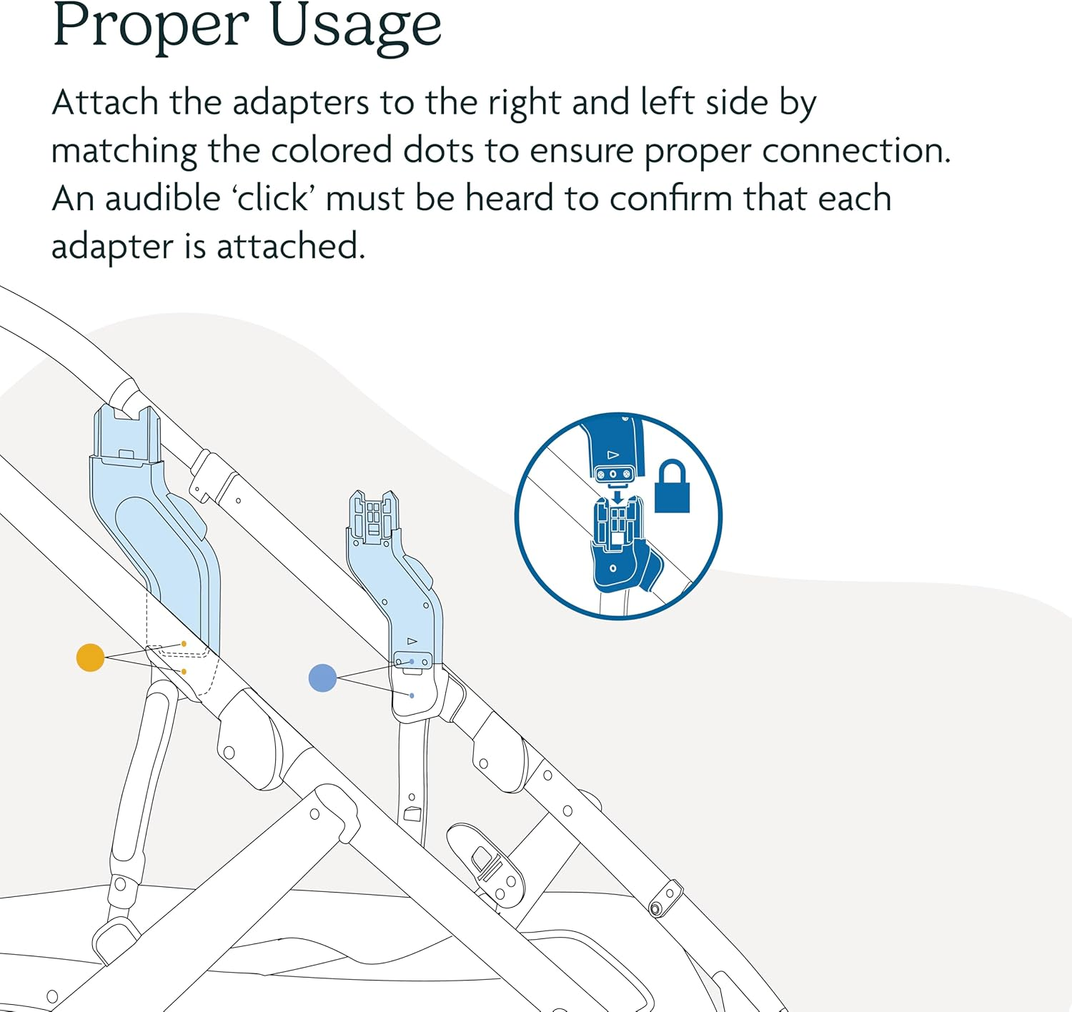 Uppababy Vista Upper Adapter image number 1