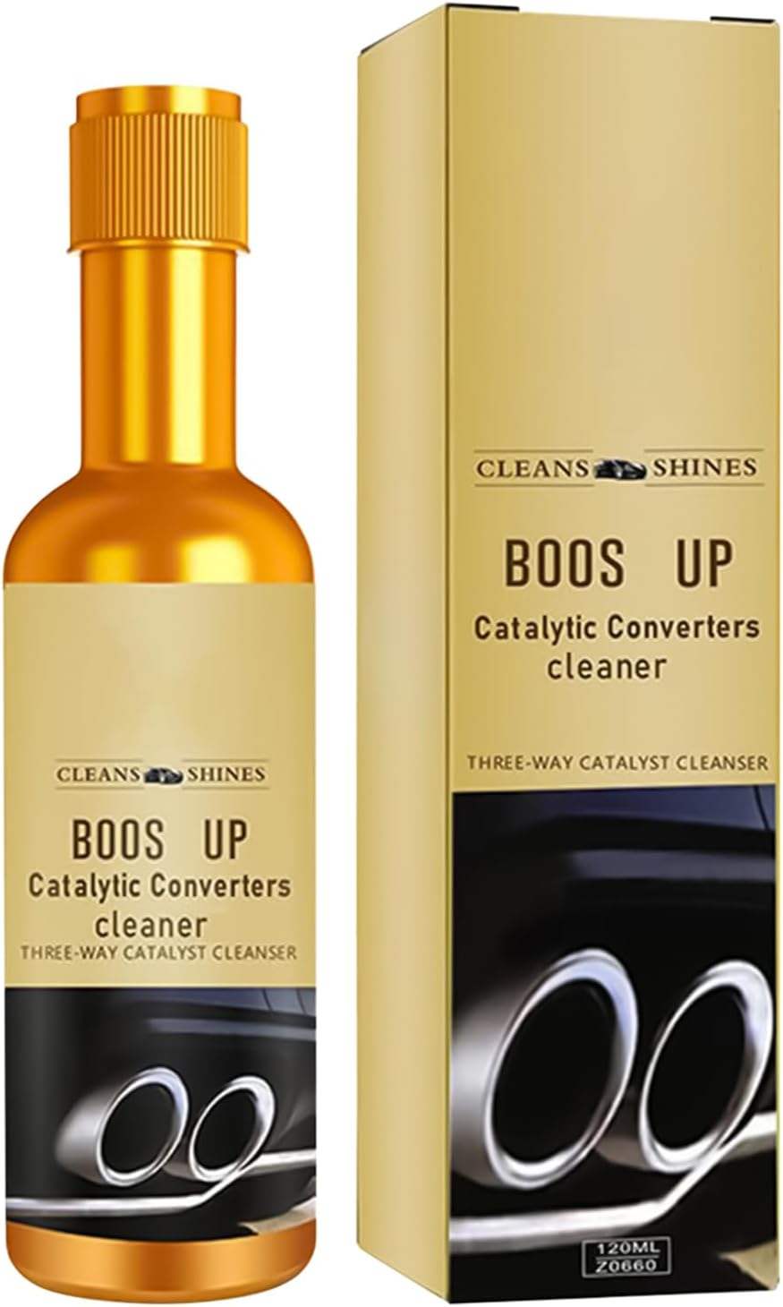 Catalytic System Cleaner,120Ml Portable Carbon Cleaning Agent | Catalytic Converter Cleaner for Car | for Trailer RV Automotive Sedan Pickup image number 1