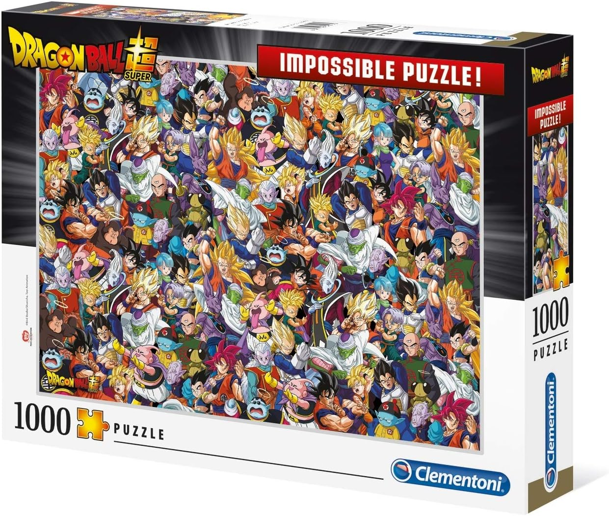 Clementoni Jigsaw Puzzle Impossible Dragon Ball 1000 Pieces - Puzzle for Adults 14-99 Years, Men/Women, Hard Jigsaw, Difficult Puzzle, Made in Italy, 39489 image number 5