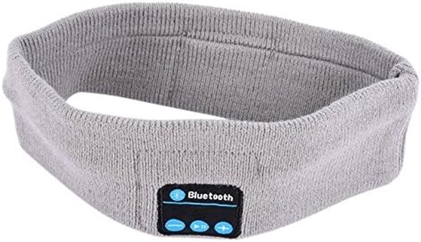 Wireless Bluetooth Stereo Earphone Headphone Sports Headband with Mic (Deep Grey)