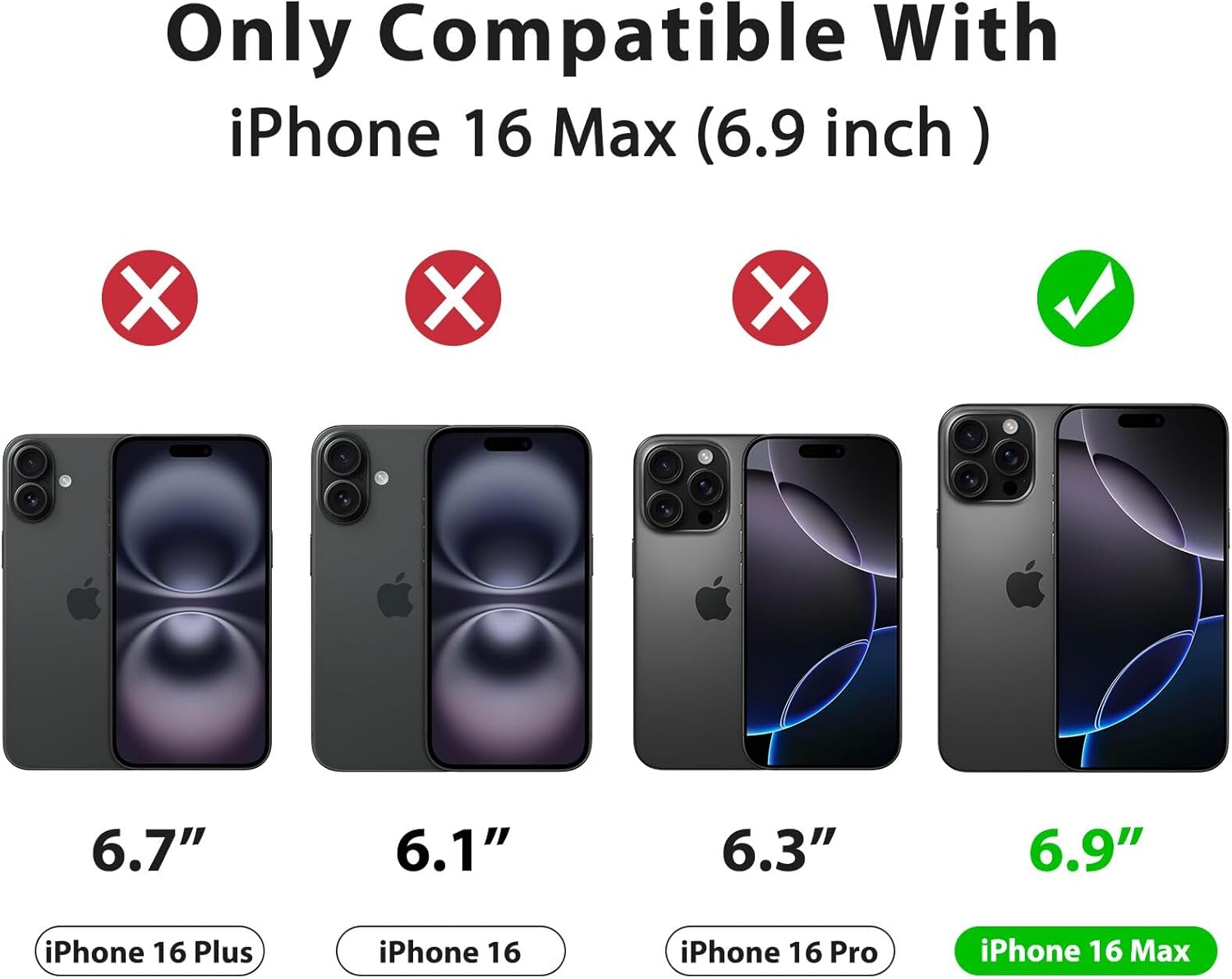 Matte Case for Iphone 16 Pro Max Case 6.9-Inch, Shockproof Drop Protection Anti-Fingerprint, Frosted Translucent Back Phone Cover for Iphone 16 Pro Max image number 3