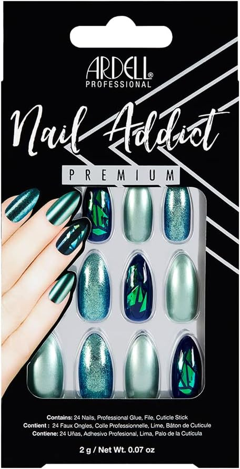 Ardell Ardell Nail Green Glittr Chrme, 1 G, Green Glitter Chrome (75887)