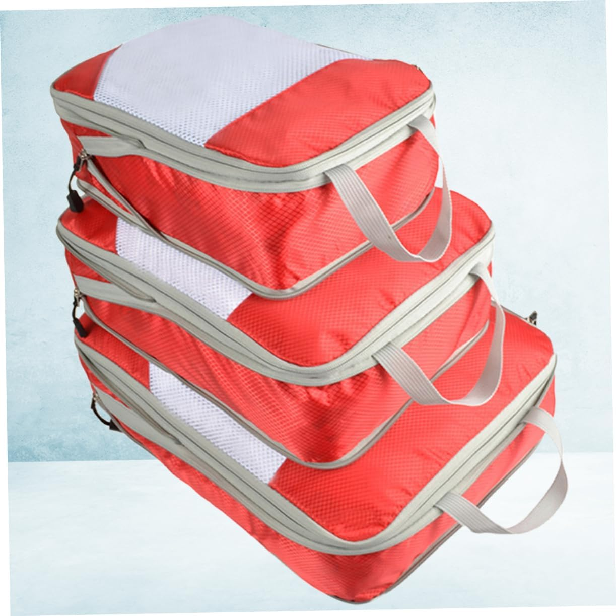 LIFKOME 3Pcs Travel Case Nylon Bags Compression Storage Suit for Luggage Clothes Storage Pouch image number 6