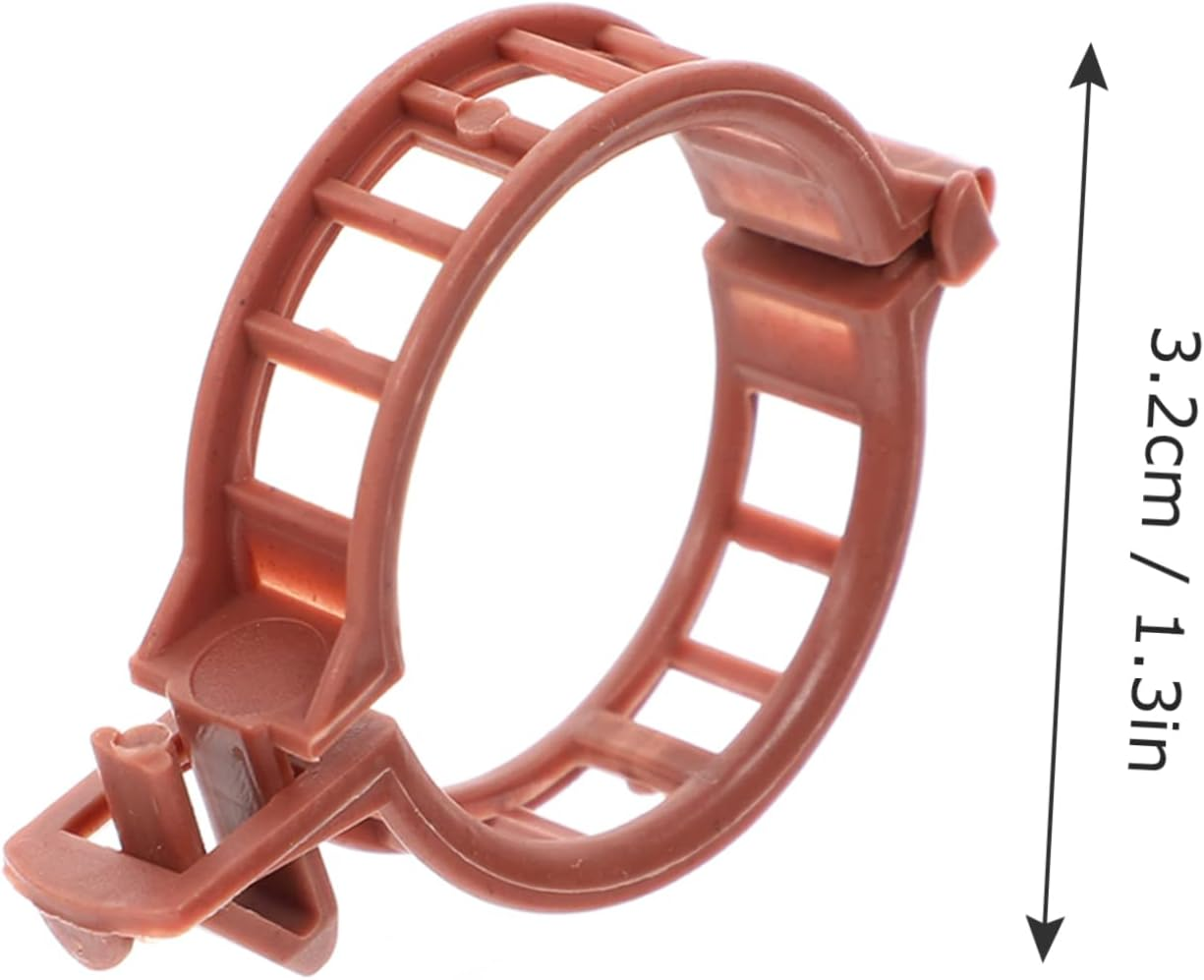 HAKIDZEL 100Pcs Plastic Plant Clip Gardening Clamps Grafting Plant Clip for Garden Supplies Use as Stake for Indoor Outdoor