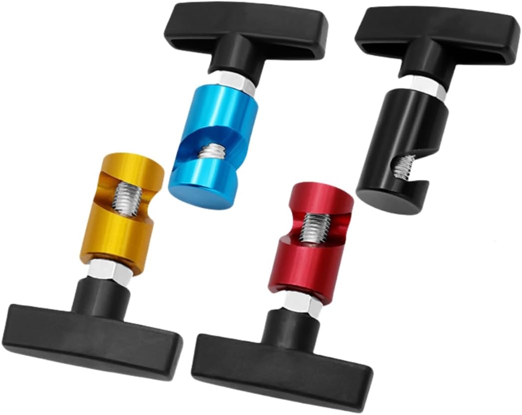 WADY 4 Pack Hood Strut Clamp, Metal Lift Support Clamp for Car Hoods & Tailgates, Multi-Purpose Vehicle Hood Strut Clamps Fits up to 3/8" (10Mm) Diameter, Trunk & Engine Fixing Tool (Multicolor) image number 5