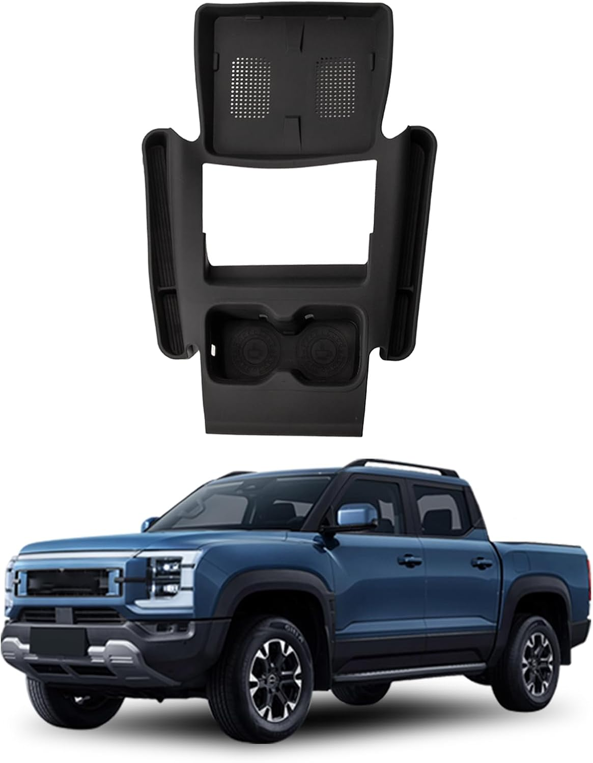 Dashboard Screen Storage Box Storage Tray Silicone Interior Series Accessories for BYD Shark 6 (Armrest Storage Box (Rear Row)) image number 1