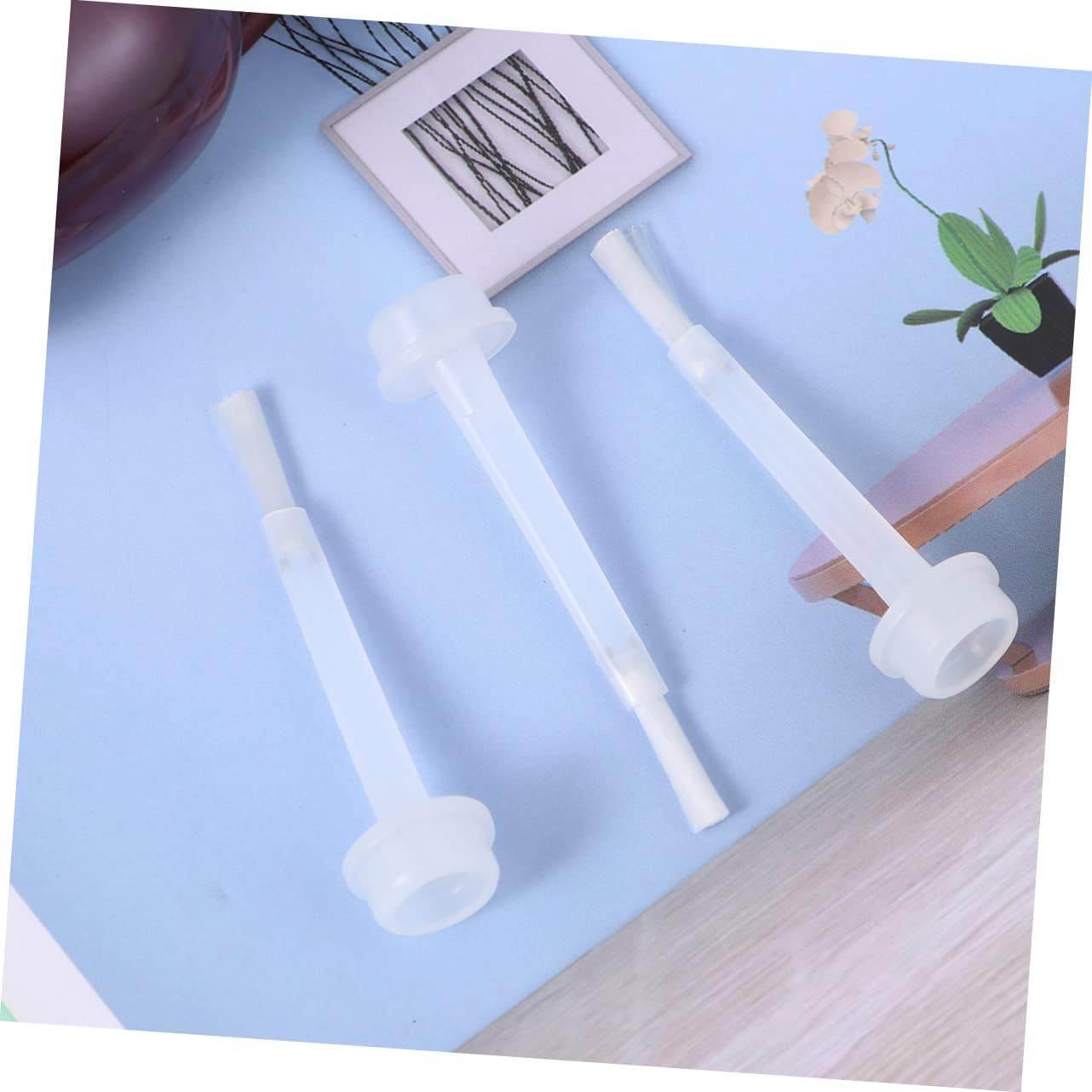 OATIPHO Nail Dipping Powder Liquid Replacement Brush Durable White Bristle Applicators for Dip Polish and Coat Kits Portable and Easy to Use Replacement Nail Brushes image number 5