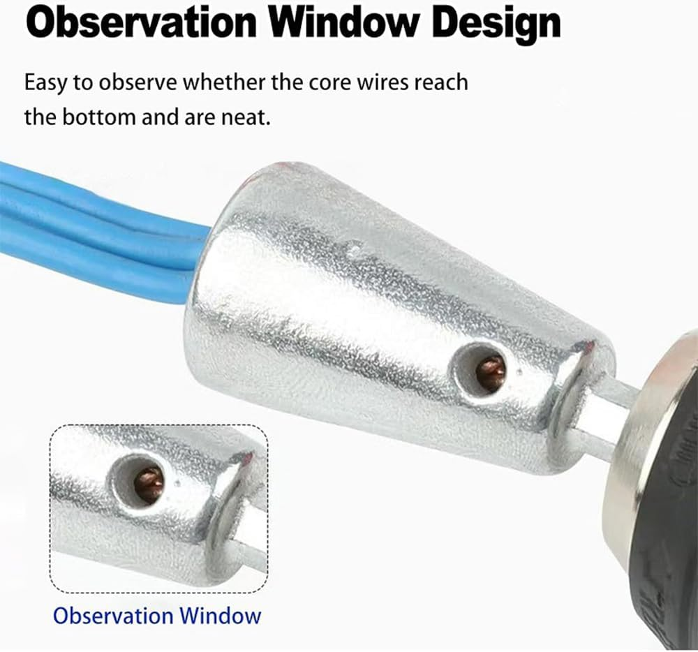 3 Pack Wire Twister Tool for Drill with 1/4" Hex Shank,Electrician Tools Wire Nut Twister for Drill,Drill Wire Twister Quick Wire Connector Wire Twisting Tool image number 3