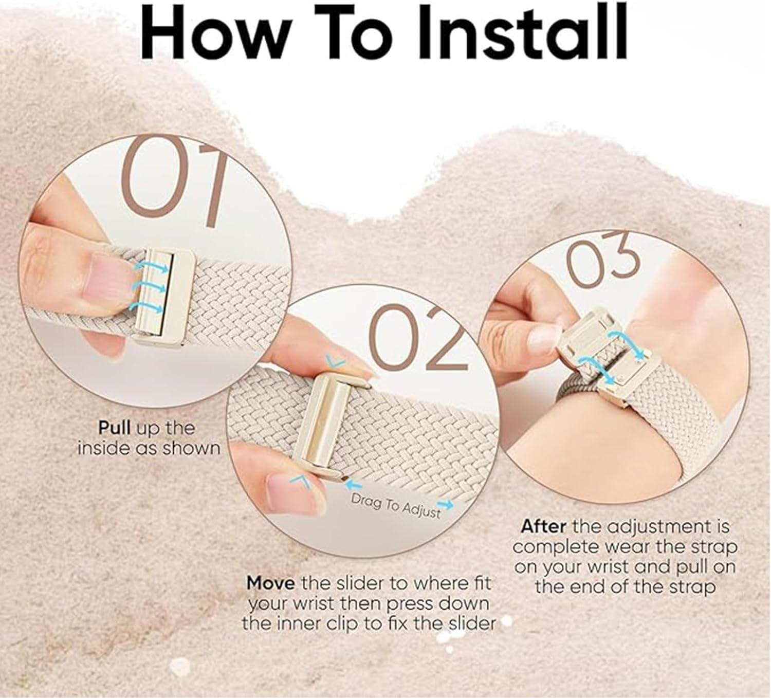 Magnetic Braided Solo Loop for Apple Watch Band 38Mm 40Mm 41Mm 42Mm 44Mm 45Mm 46Mm 49Mm for Women Men，Stretchy Nylon Sport Bands for Iwatch Ultra Series 10 9 8 7 6 5 4 3 SE (Pink, 49Mm/46Mm/45Mm/44Mm/42Mm(Series-3 2 1)) image number 4