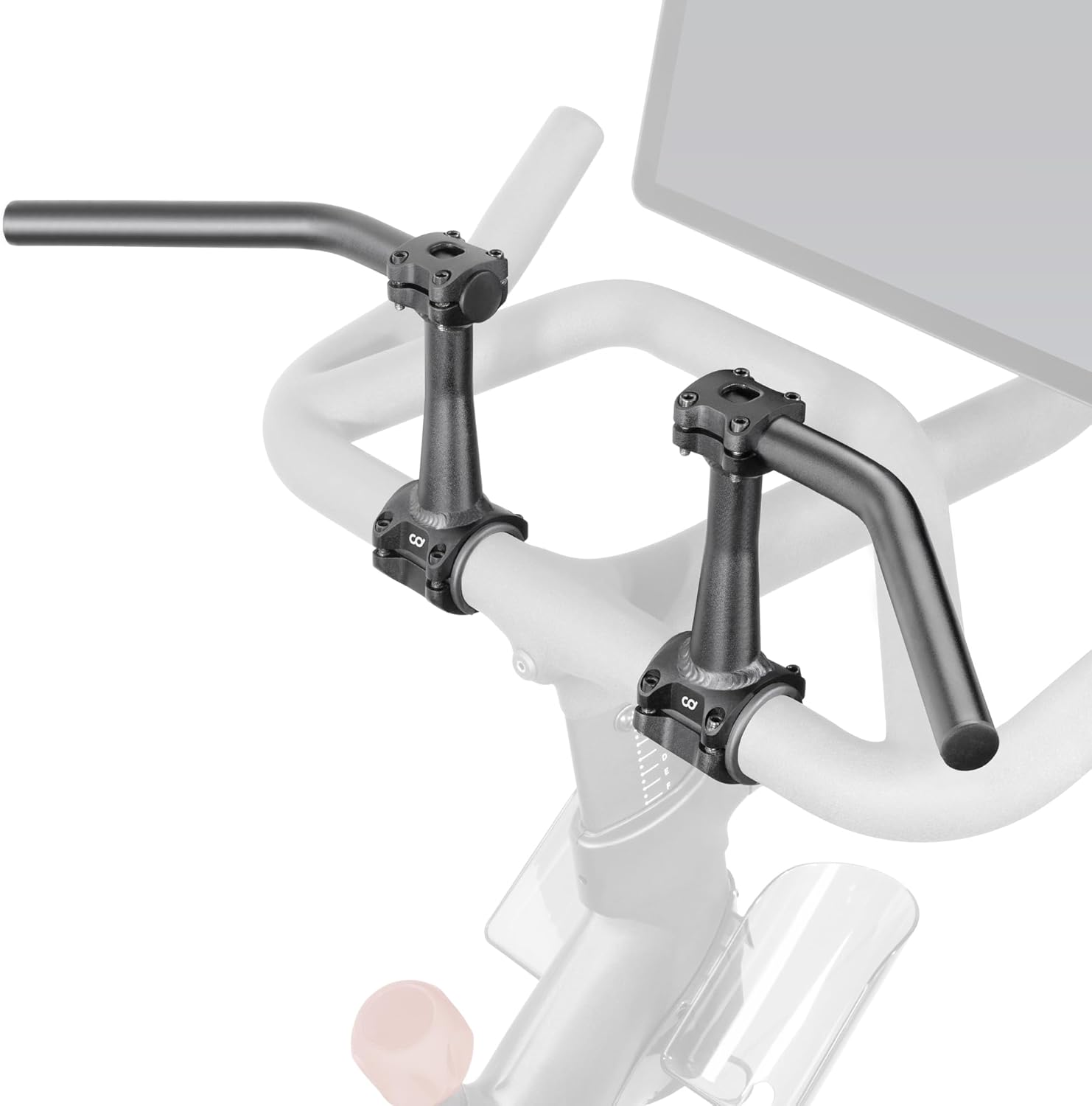 Cyclingdeal 1 Pair of Handlebar Extenders for Indoor Exercise Bike - Great Extension Accessory for Peloton - Compatible with Bicycle Handlebar Grips