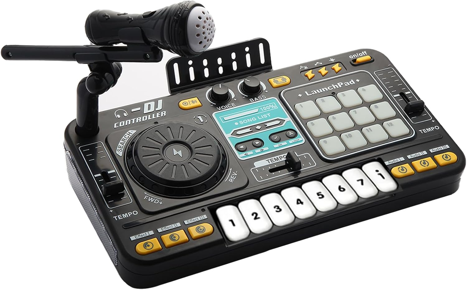 Children'S DJ Mixer and Disc Player Can Be Connected to Bluetooth Microphone(English Version) image number 6