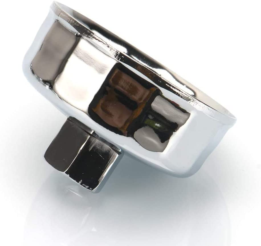 84Mm 14 Flutes Oil Filter Cap Wrench Tool Universal Chrome Plated Steel Oil Filter Removal Tool Compatible with Mercedes Dodge and Jeep 3.0L Diesel Engines(84Mm 14 Flutes) image number 4