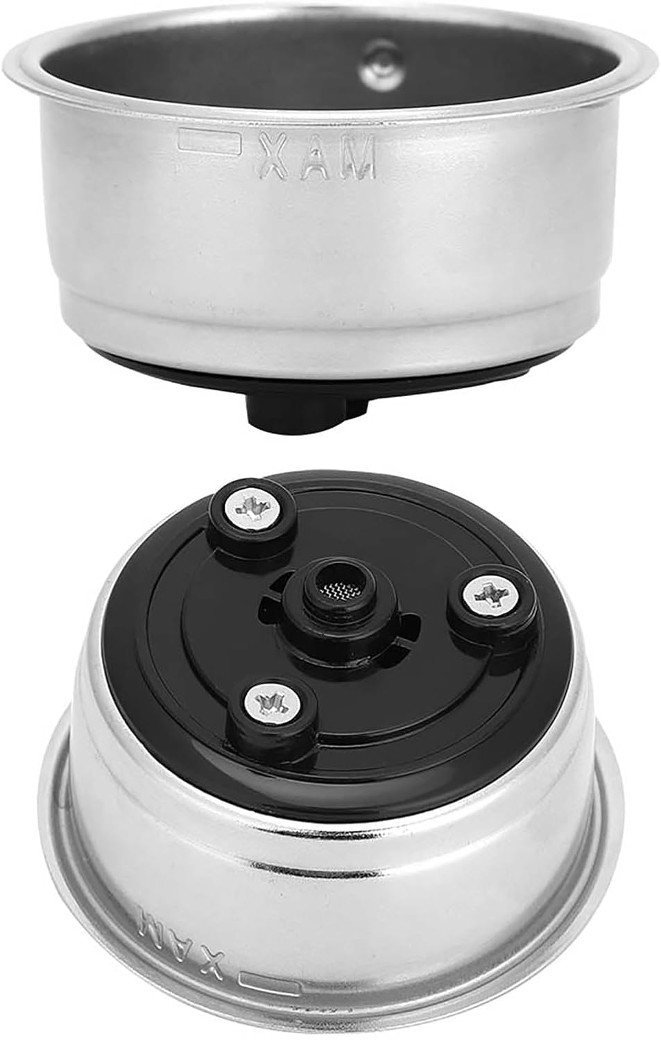 Removable Espresso Filter Basket, 2 Cups for Home Use, Stainless Steel Filter Coffee Maker, Replacement Accessories, Multiple Sizes to Choose from (Para Dos Personas) image number 3