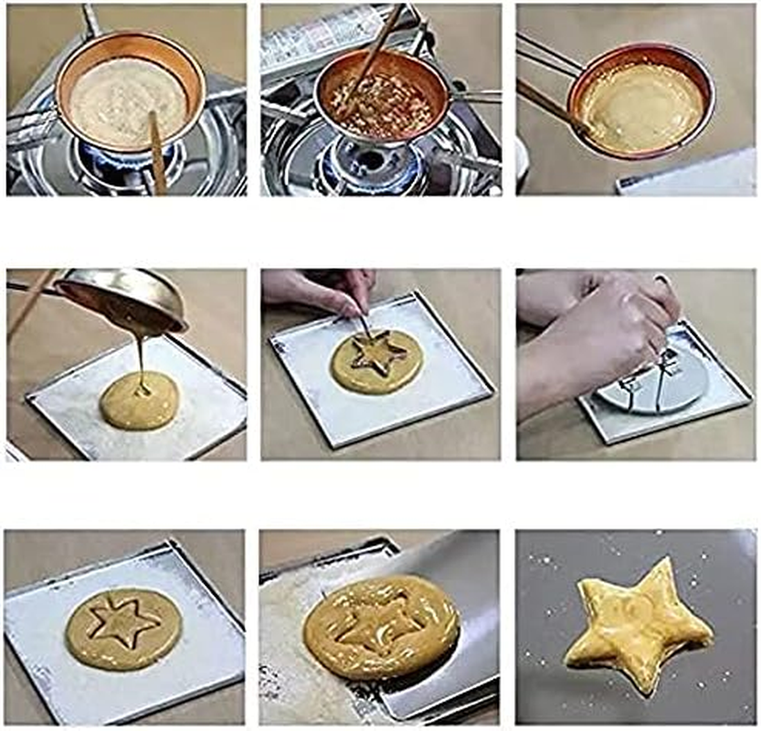 Elephant Mart Korean Sugar Candy Making Tools Set DALGONA (9Pcs in 1Set) image number 2