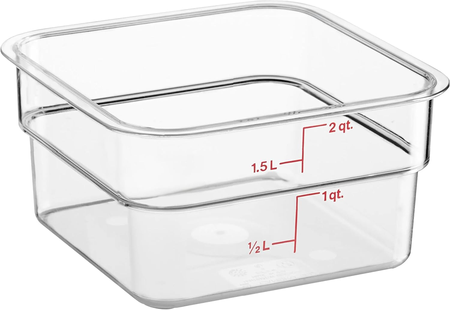 Camwear Polycarbonate round Food Storage Containers 12 Quart Clear image number 3