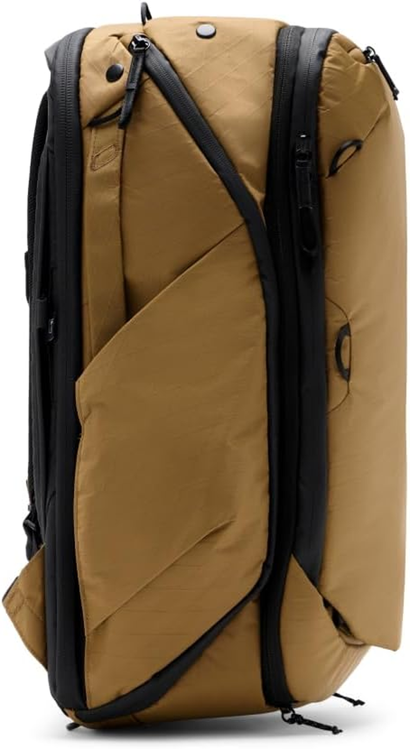 Peak Design Travel Backpack 45L, Coyote, Expandable 35-45L Design, Rear and Top Access, Weatherproof Shell, Laptop Sleeve, Ideal for Travel or Everyday Carry, Versatile Backpack for Men and Women image number 3