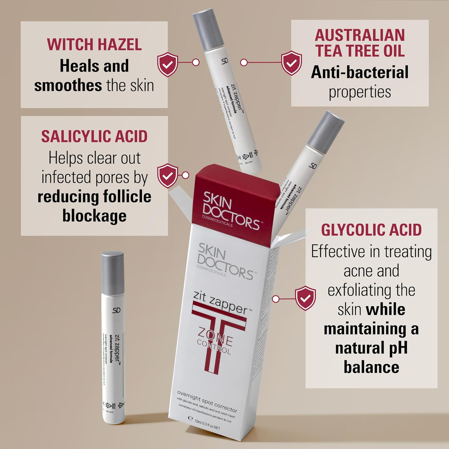 Face by Skin Doctors Specific Facial Care Zit Zapper 10Ml image number 1