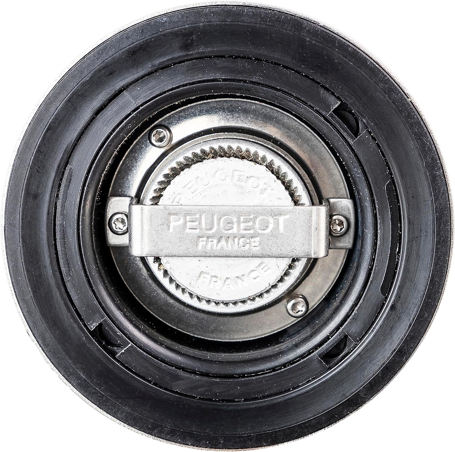 Peugeot - Madras U'Select Manual Salt Mill - Adjustable Grinder - Stainless Steel & Olive Wood, Natural - 21 Cm - Nature image number 2