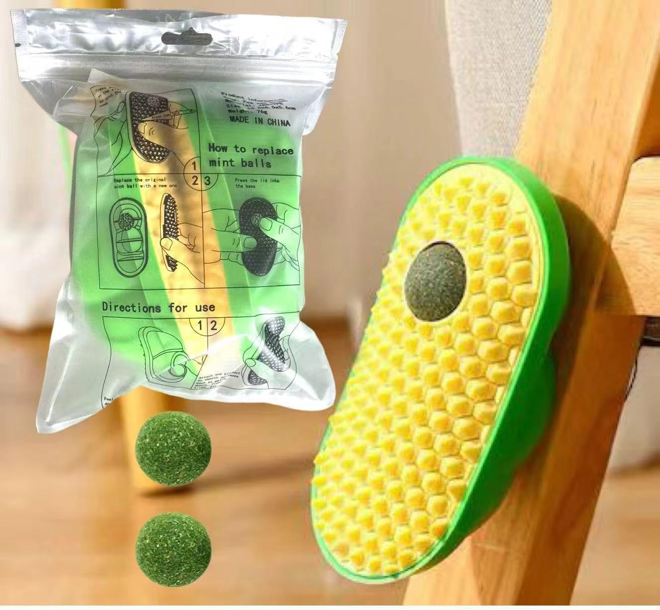 Cat Self-Help Hair Brushing Tool Cat Self-Play Self-Enjoyment Loose Hair Comb image number 5