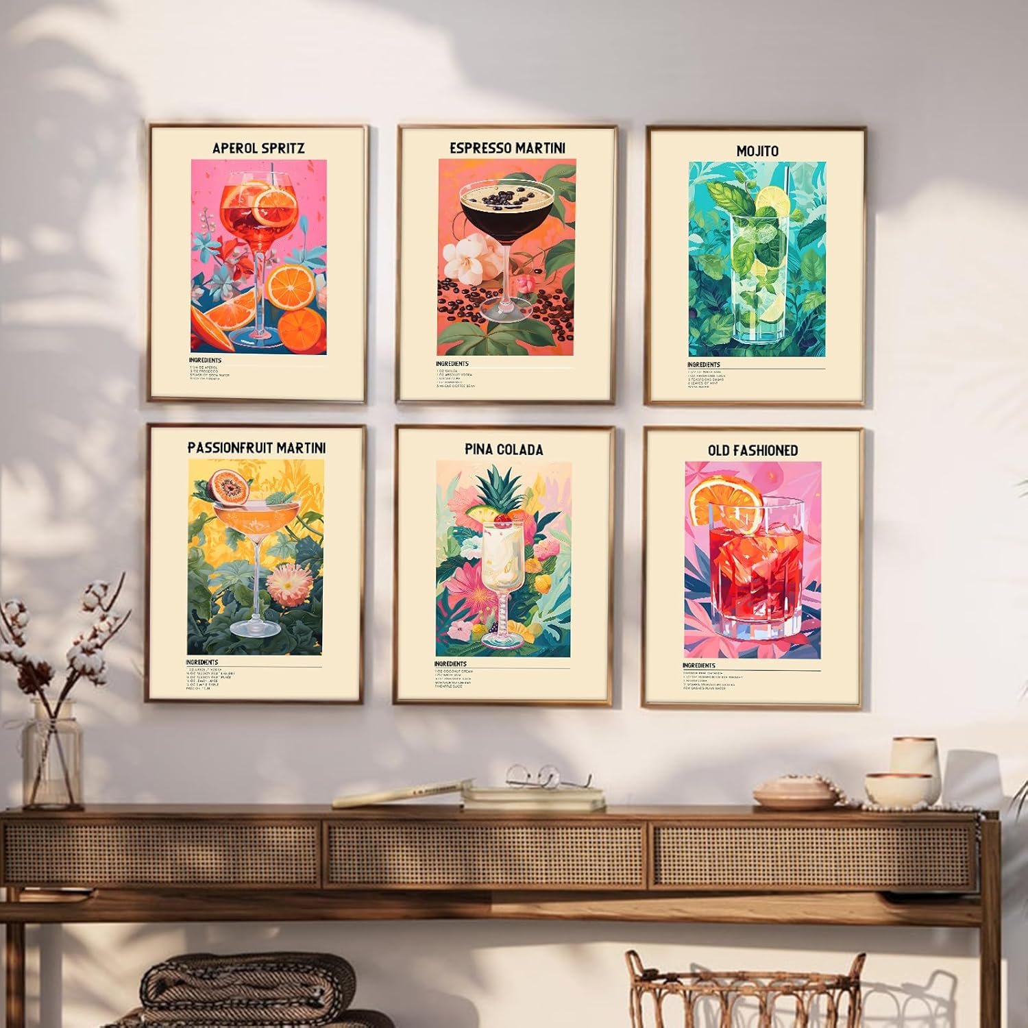 PWTXKAH Trendy Wall Art Prints Angel Number Poster Pink Aura Artwork Colorful Gradient Painting Daily Affirmations Women Picture Aura Poster Canvas Colorful Aesthetic Prints Room 8X10Inch Unframed