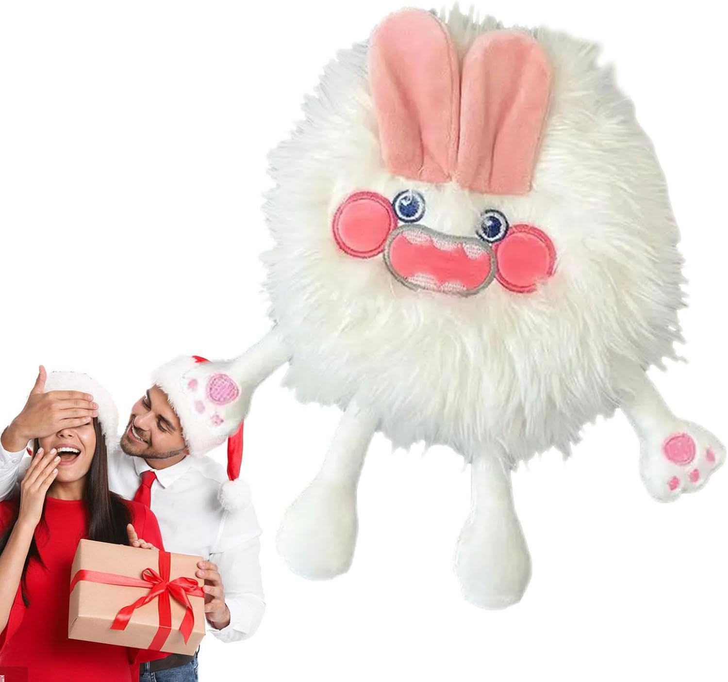 Rubber Hot Water Bottle - Cartoon Creature Design Hot Water Pouch,Leakproof Neck Warmer, Reusable Hand Warmer for Teen, Girls, Neck image number 6