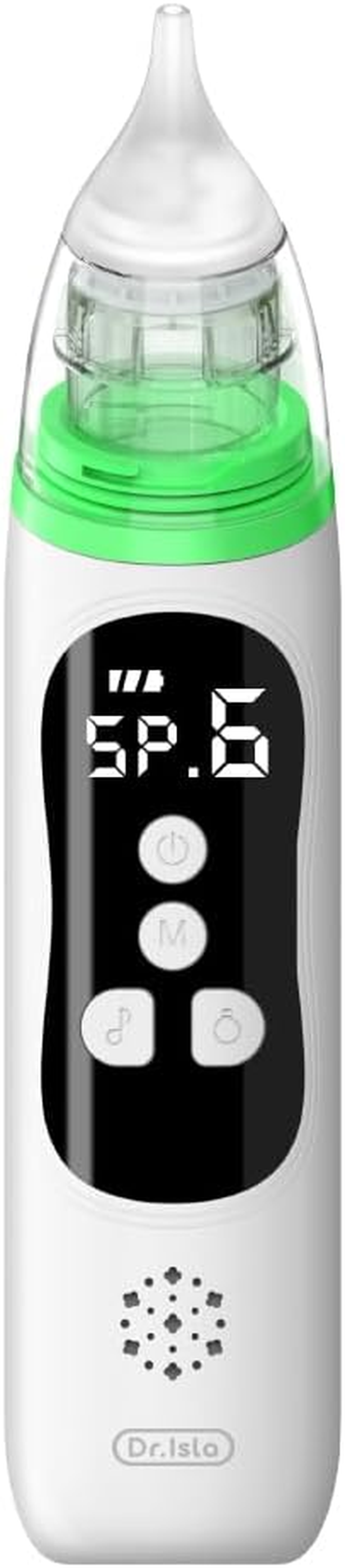 Henkion Baby Nasal Aspirator - Electric Nose Sucker for Baby - Auto Snot & Nose Cleaner Kit with 4 Silicone Tips, Carry Bag & Cleaning Kit, 6 Suction Levels, Music & Light Soothing Function image number 3