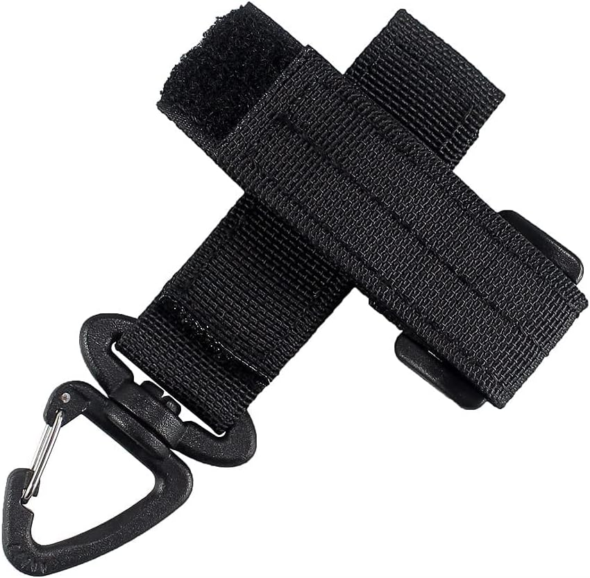 Trbisely 2Pcs Glove Holder for Duty Belt Glove Clips for Work Glove Strap Keeper Tactical Gloves Climbing Rope Storage Buckle image number 1