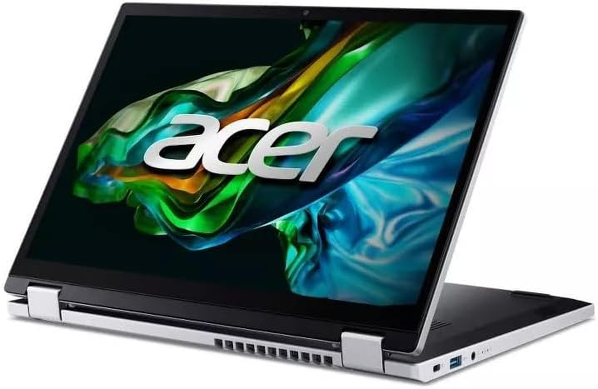 Acer Aspire 3 Spin 14 Convertible Laptop, 14" 1920 X 1200 WUXGA IPS Touch Display, Intel Core I3, Intel UHD Graphics, 8GB LPDDR5, 256GB SSD, Wi-Fi 6, Win 11 Home in S Mode, Silver, A3SP14-31PT-38YA image number 3
