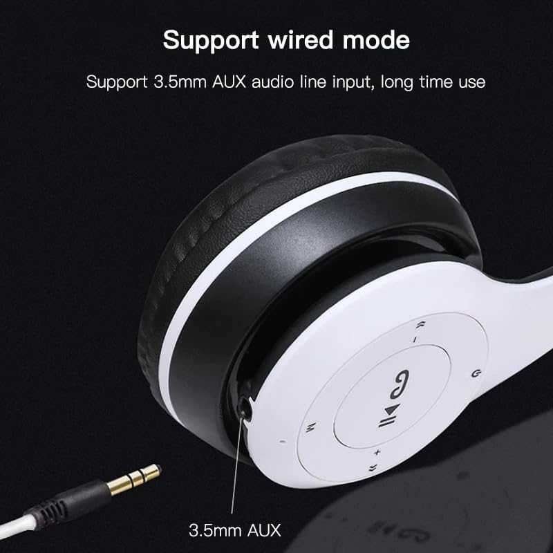 AIMALL Noise Cancelling Wireless Headphones Bluetooth 5 Earphone Headset with Mic Hot - Versatile Audio Experience image number 3