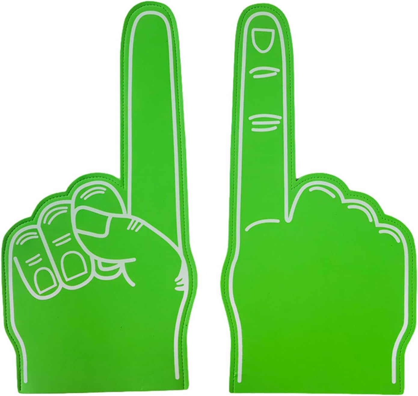 Giant Foam Finger | Single Finger Cheer Gloves | Cheerleading Foam Hand, 18-Inch Foam Finger, Blank Foam Finger, Number 1Foam Hand, Custom Foam Finger for Sports Event Games Celebration