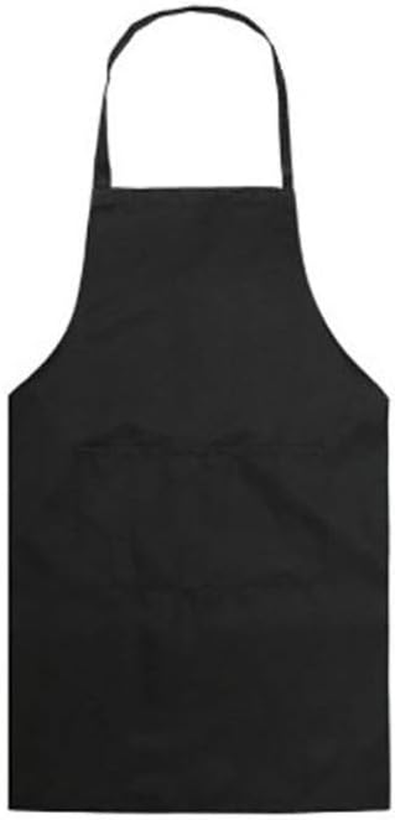 Chefs Apron SENRISE Chefs Apron Plain Color, Adult Women Unisex, Durable Comfortable with Front Pocket Washable for Cooking Baking Kitchen Restaurant Crafting