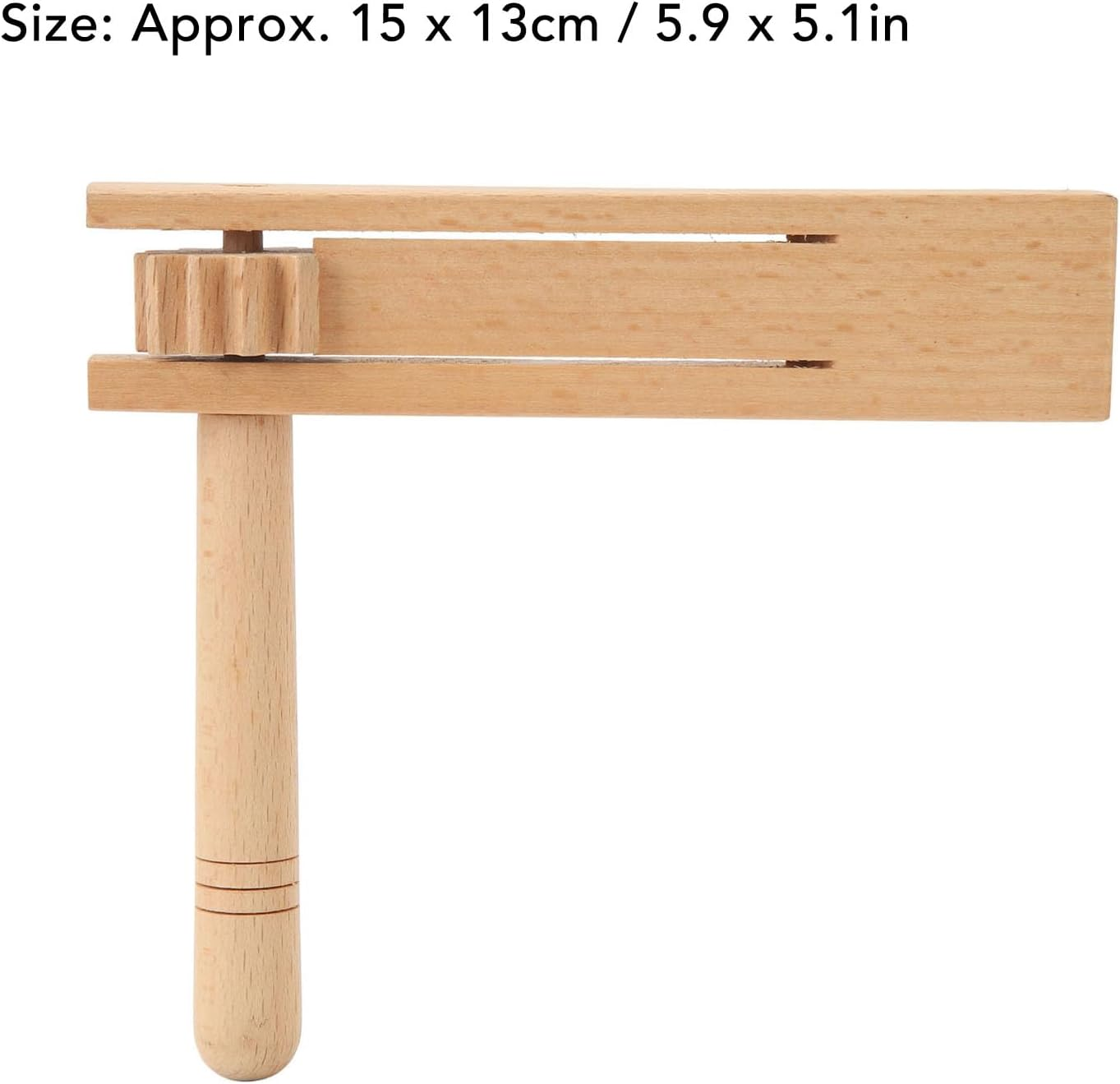 Wooden Ratchet Noise Maker, Birch Wood Toy with Excellent Sound for Games, Sporting Events, Celebrations image number 1