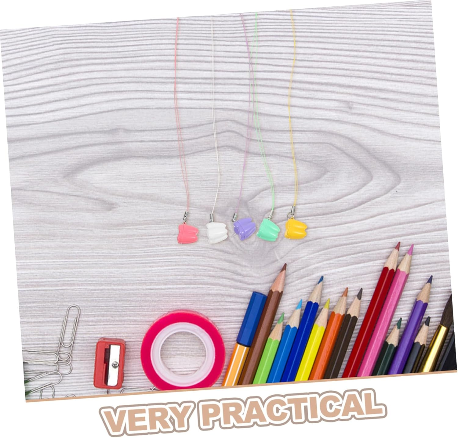 50Pcs Tooth Holders with Secure Lock Plastic Tooth Storage Boxes for Multi-Color for School Parties and Goodie Bag Fillers image number 3