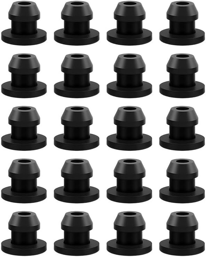 20 PCS Rubber Grommet, Electrical Grommet Electrical Conductor Washer Rings for Protecting Wires, Plugs and Cables, 12Mm Inner Diameter and 14Mm Mounting Diameter image number 3