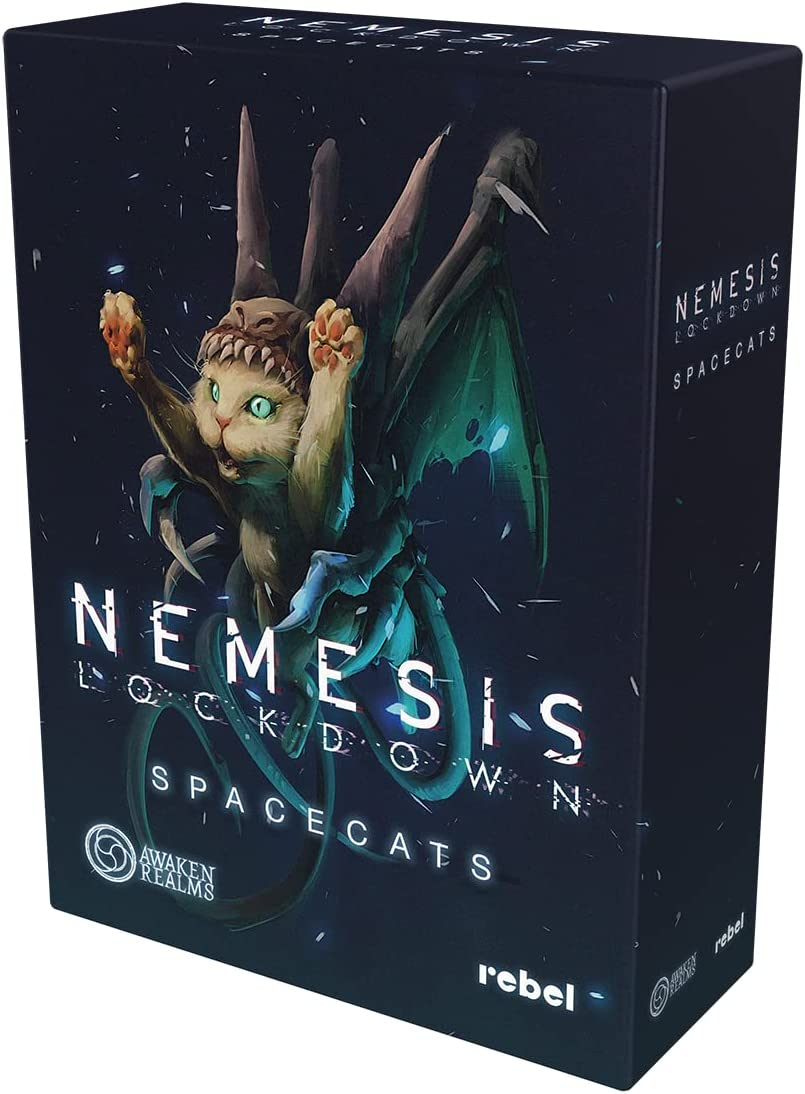Awaken Realms | Space Cats: Nemesis Lockdown Expansion | Board Game | Ages 12+ | 1-5 Players | 90-180 Minutes Playing Time image number 1
