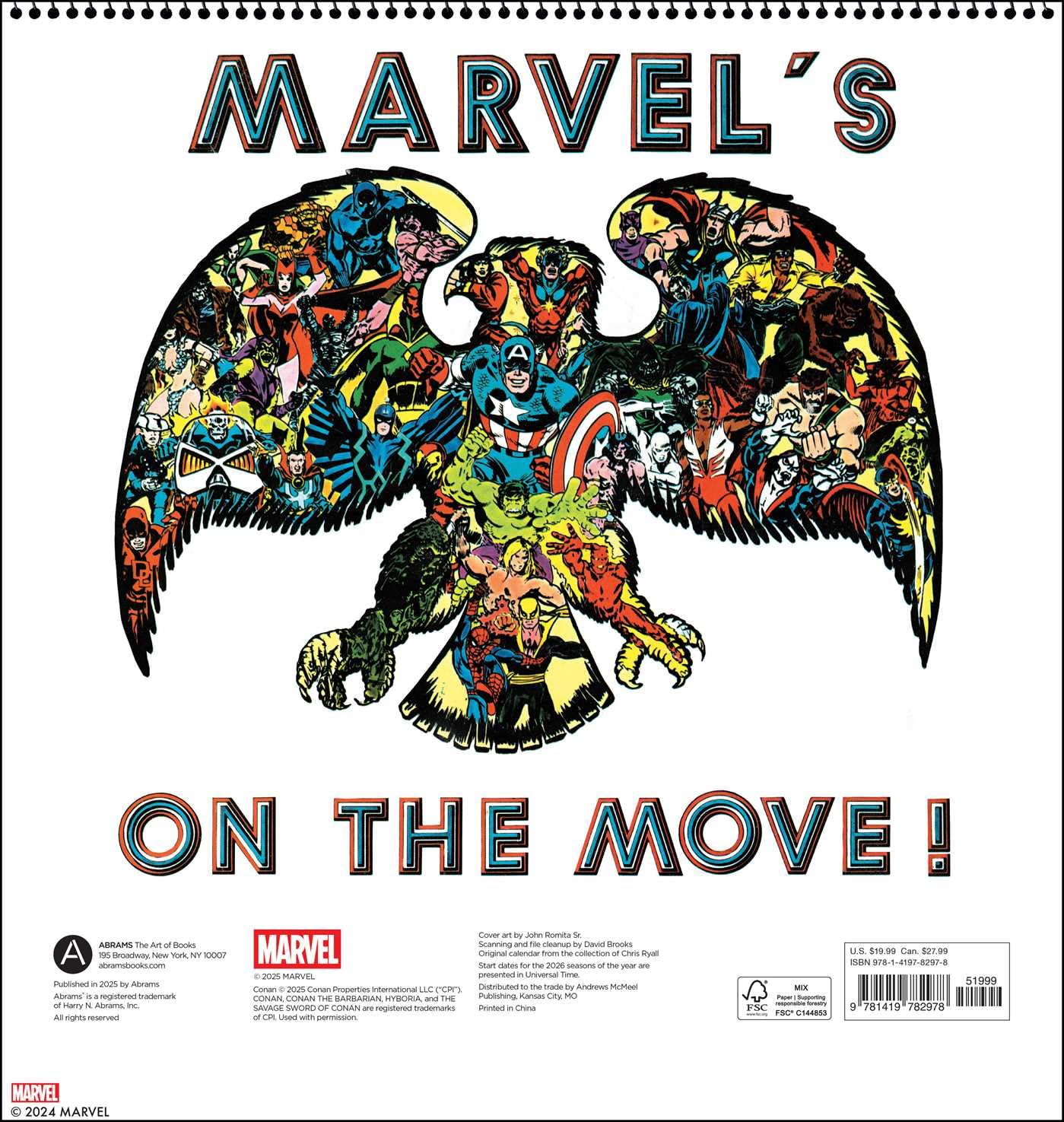 Mighty Marvel 2026 Wall Calendar: a Reissue of the 1976 Classic image number 5