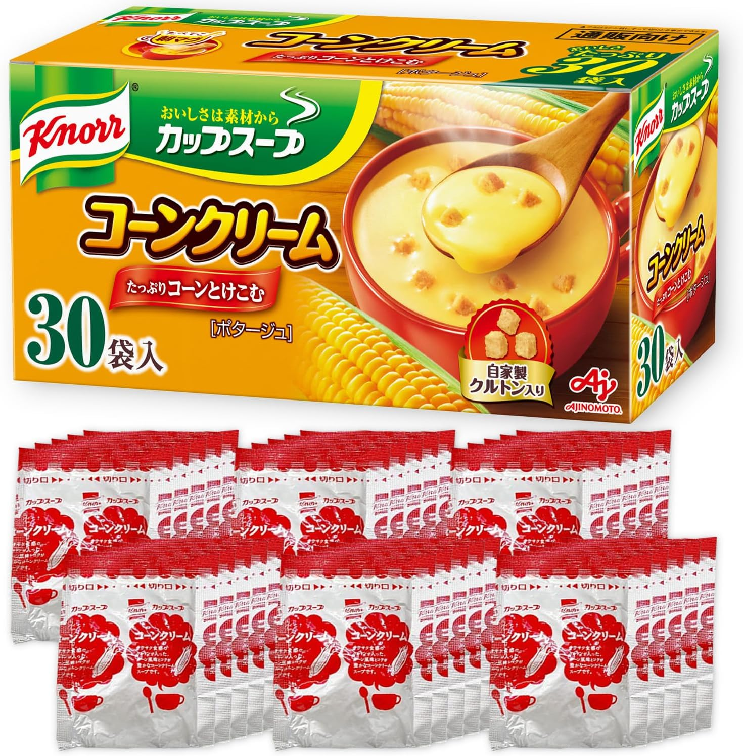 Knorr Cup Soup Corn Cream 30 Packs image number 3