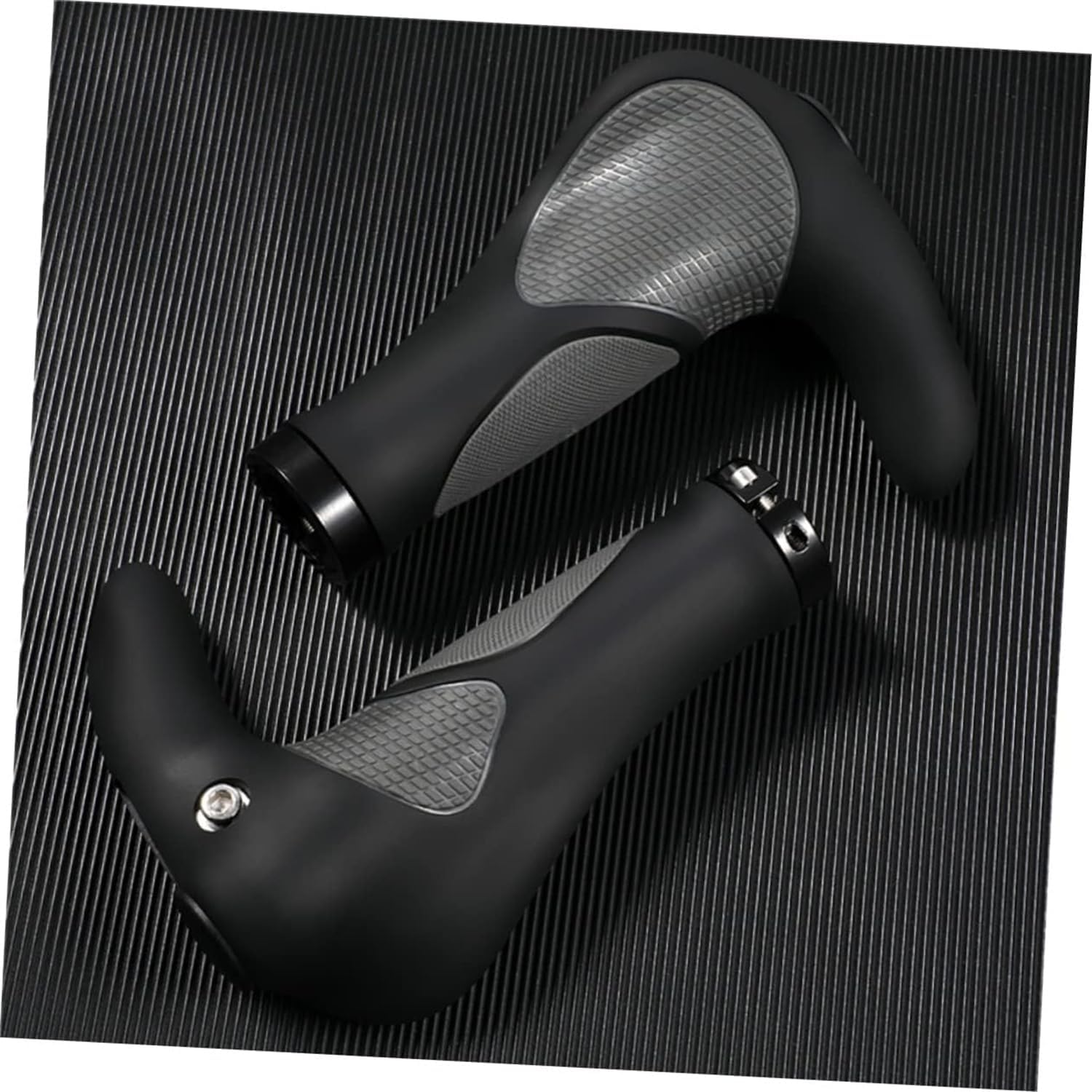 CZ-XING Bike Handlebar Grips, Bike Ergonomic Handle End Grips Comfort Handle Bar Grips Lock,Shockproof Bicycle Handle Grip with Adjustable Aluminum image number 1